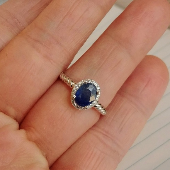 Jewelry - Blue Sapphire Sterling Ring